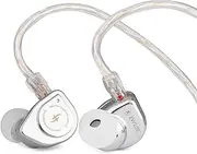 Linsoul SIMGOT EW200 10mm SCP Diaphragm Dynamic Driver in-Ear Earphones with All Metal Body, Detachable 0.78mm 2pin Silver-Plated OFC Cable for Audiophiles Musicians (EW200 Without Mic)