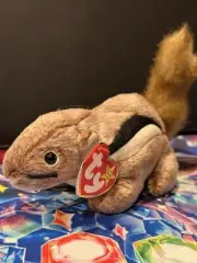 Chipper Ty Beanie Babies Chipmunk. 1999. Vintage.