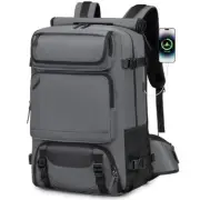 Carry on Travel Backpack for Men Airline Approved Duffle Backpack Gray
