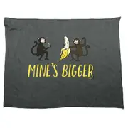 Animal Mines Bigger Monkey - Funny Novelty Soft Sport Microfiber Towel