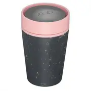 rCUP Small Reusable Coffee Cup 8oz/227ml - Black/Pink