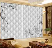 Simple And Generous 3D Curtain Blockout Photo Printing Curtains Drape Fabric