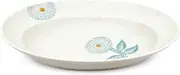 J-Kitchens Isayama Kiln Bowl, M, Oval, Small Bowl, Hasami Yaki, Made in Japan, 7.9 x 5.7 x 1.9 inches (20 x 14.5 x 4.8 cm), Dahlia, Light Blue