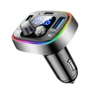USB C Bluetooth Adapter for Car, AUX Wireless FM Radio Transmitter, Handsfree...