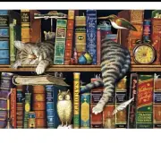 Buffalo Games 1000-Piece Puzzle - Charles Wysocki's Frederick The Literate