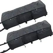 [Wovnet] 2 Pcs Waterproof Life Jacket Storage Bag 37" W x 20" D x 6" H Large T Top Storage Bag for 6 Type II Life Jackets 600D Polyester Heavy Duty T Bag for Boat T Top Boat Organizers and Storage