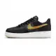 Nike Air Force 1 Low LV8 大童 黑金 冰底 AF1 皮革 運動 休閒鞋 FN6977-010