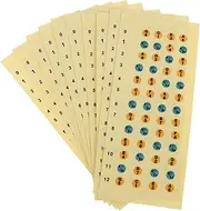 JOINPAYA 20pcs Ukulele Scale Stickers Durable Note Stickers for Identification Ukulele Accessories for Beginners Lightweight Portable Music Tools