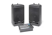 Samson Expedition XP1000 Portable PA 1000W Wireless Bluetooth 10Ch Mixer Speaker