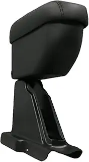 AUTO-STYLE Arm Rest Artificial Leather Compatible with Smart Fortwo/City/Coupe/Convertible 2007-, Black