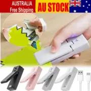 2 IN 1 USB Chargable Mini Bag Sealer Heat Sealers With Cutter Knife NV