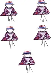 Sets Unique Shape Lizard Hat Polyester Decorative Cloak Independence Day Party Accessory