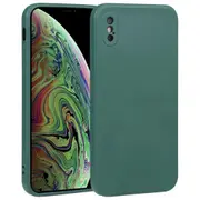 MCC iPhone Xs Max Soft Liquid Silicone Shockproof Case Cover Apple XsMax [Dark Green]