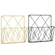 Wall Magazine Holder Rack Mail Letter File Metal Organizer for for