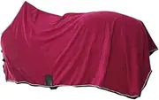 Horse Fleece Blanket, Exercise Sheet,Warm Winter Blanket,Soft,Breathable, Sturdy, Keep Warm Horse Blanket Horse Sheet, XL Red