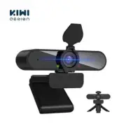 Webcam W3 Plus HD Computer PC Webcam with mic, and cover 2K/4MP USB