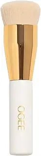 Ogee Professional Quality Makeup Brush - Ultra-Soft Base Brush with Vegan Bristles for Flawless Liquid Makeup Application - Premium Foundation Brush for Liquid Makeup Foundation Brush White