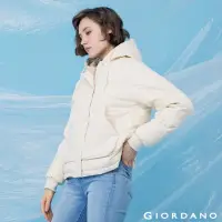 在飛比找蝦皮購物優惠-GIORDANO 佐丹奴 女裝大口袋鋪棉連帽外套 麵包外套