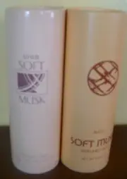 Avon SOFT MUSK Perfumed Body Talc 5.25 Oz. Lot Of 2 NEW/UNUSED