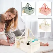 Baby Diaper Caddy Practical Diaper Organizer with Removable Dividers flMRt