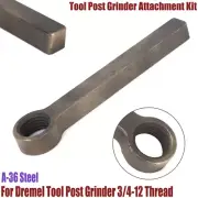 3/4-12 Thread For Dremel Craftsman Lathe Tool Post Grinder Attachment A-36 Steel