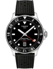 [Tissot] Seastar 1000 Gmt T1208521705100 Watch in Black