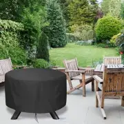 LBTING Fire Pit Cover for 48"Dia x 18"H Round Firepit Waterproof Cover Only