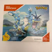 NEW Pokemon Mega Construx Gyarados Building Set DYF14 - Sealed in BOX