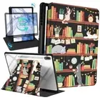 for Samsung Galaxy Tab S9 Plus/S9 FE Plus Case 12.4 Inch for 6-Cat Bookshelf