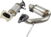 Rear&Front Catalytic Converter Compatible with Jeep Cherokee 3.2L 2014 2015 2016 2017, Chrysler 200 2015-2017 3.6L V6 (EPA Compliant)