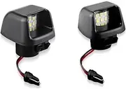 HUVNEXA 2X, for NISSAN, for Armada For Frontier Navara For Titan Xterra High Brightness License Plate Light Number Plate Lamp License Plate Light Car Number Plate Light