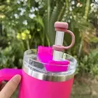 Bpa Free Straw Tip Portable Cover Reusable Silicone Covers Dust-proof Tumbler