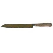 Laguiole en Aubrac Bread Knife With Juniper Wood Handle, 8-Inches