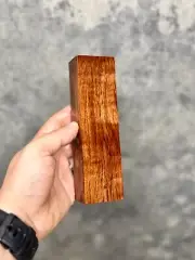 Stabilised Tiger Myrtle Hardwood Block Knife Scale Pen Blank #75