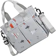 ORFOFE Capacity Diaper Bag Shoulder Strap Organizer for Nursery Essentials Multi Storage for Items Portable Nappy Tote with Comfortable Handle for Parents