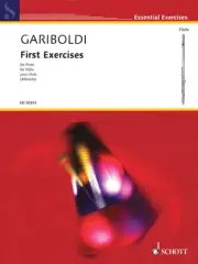 Giuseppe Gariboldi First Exercises for Flute Classical Studies Schott Book