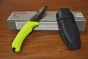 Kershaw 1078YL Yellow Responder Fixed Blade Knife with Sheath.SHUN CD,New & Rare