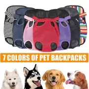 Portable Outdoor Dog Backpack Pet Travel Bag Strap Front Leg Bag Adjustable