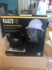 New Klein Tools 60502 Earmuffs, Full Brim Hard Hat Attachment. Never Opened (c)