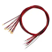 10 Pcs 0805 Micro Warm White Pre-Wired Devices LED Light DC 2.8-3V