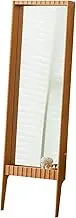 Body Length Mirror Simple Nordic Solid Wood Dressing Mirror Bedroom Floor-Standing Fitting Fitting Mirror Floor Mirrors