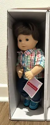 ACCEPTING OFFERS New In Box American Girl Itty Bitty Twin Boy Brunette