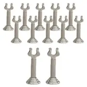 12x Harp Number / Sign Holder Chrome 70mm Menu / Card / Table Number Stand