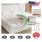 CertiPUR-US Full Size Memory Foam Mattress Topper with Breathable Zippered Cover