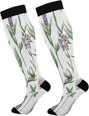 [Caihoyu] Women & Men Compression Socks Support for Nurses,Running,Athletic,Travel