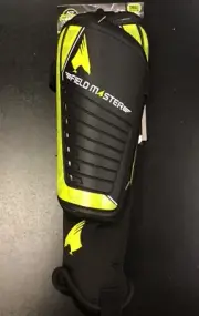 Franklin Field Master Soccer Shinguards Football Small 4’7” Height Lime Black S