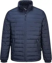Portwest S543 Men's Lightweight Aspen Baffle Jacket with Thermal Insulation Navy, Large