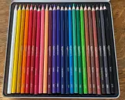 Amazon Basics Premium Colored Pencils 24 Count, Soft Core, Multicolor
