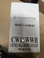 Fanimation CW1SWWH -Control Wall Mount Fan Light White (4Ea)