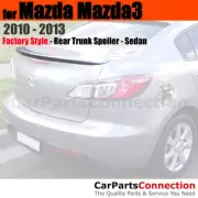 Painted Trunk Spoiler For 10-13 Mazda 3 Mazda3 Flush Lip 34K CRYSTAL WHITE PEARL (for: Mazda)